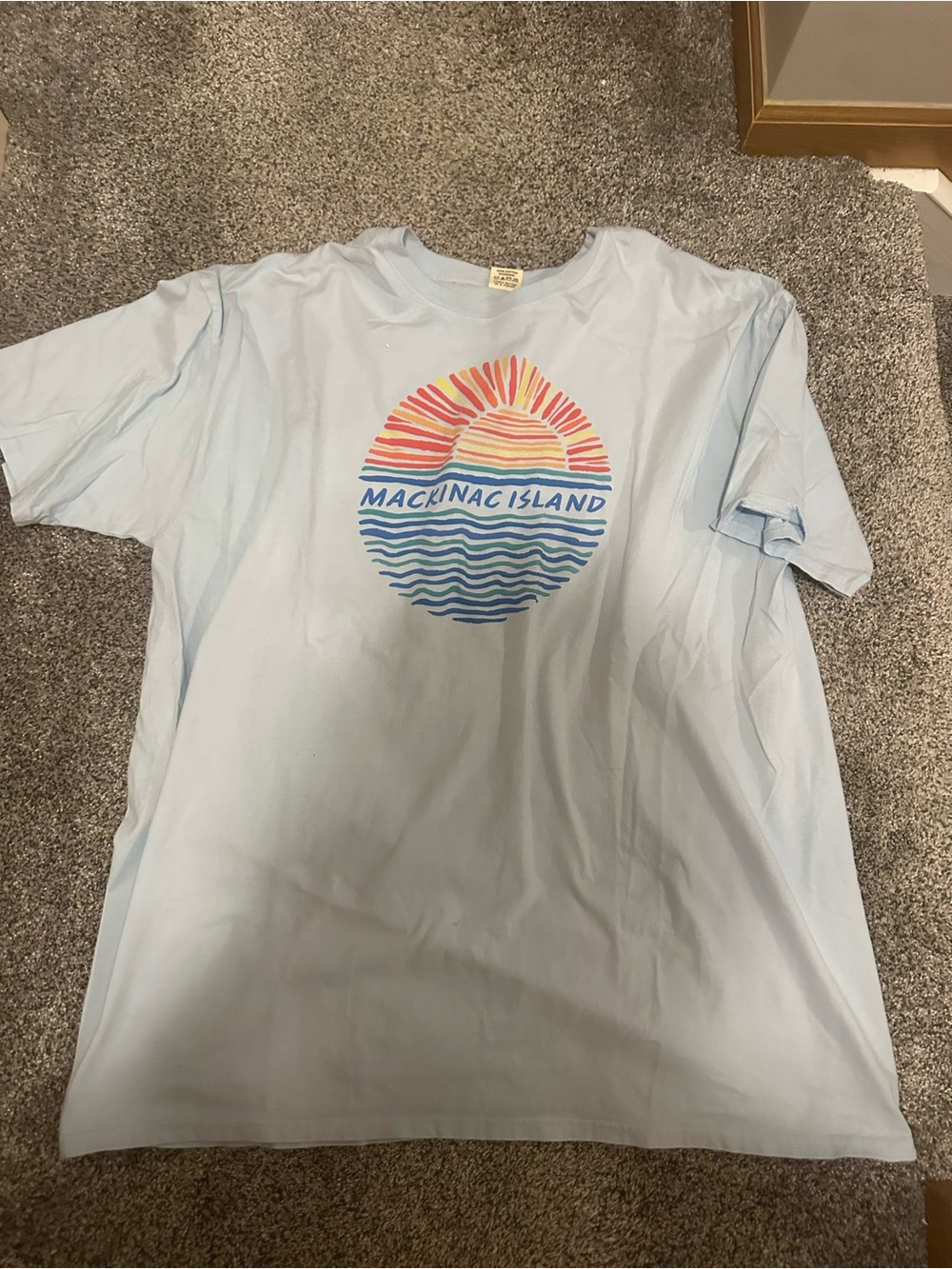 Blue 84 Mackinac Island Sunset Graphic Tee - Light Blue